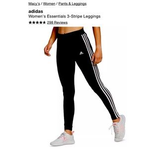 Adidas Three Stripe Women’s Cotton Leggings